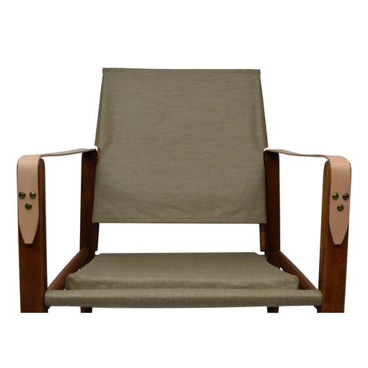 Canvas Replacement Kit And Full Grain Leather Straps For The Kaare Klint Safari Chair