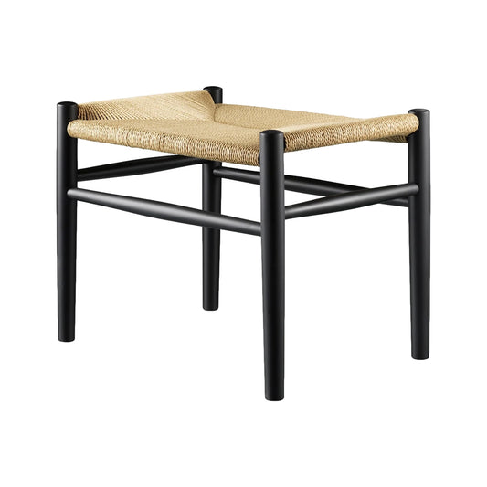 Jørgen Bækmark Model J83 Footstool Black/Natural