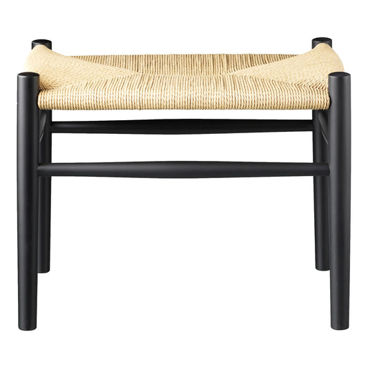 Jørgen Bækmark Model J83 Footstool Black/Natural