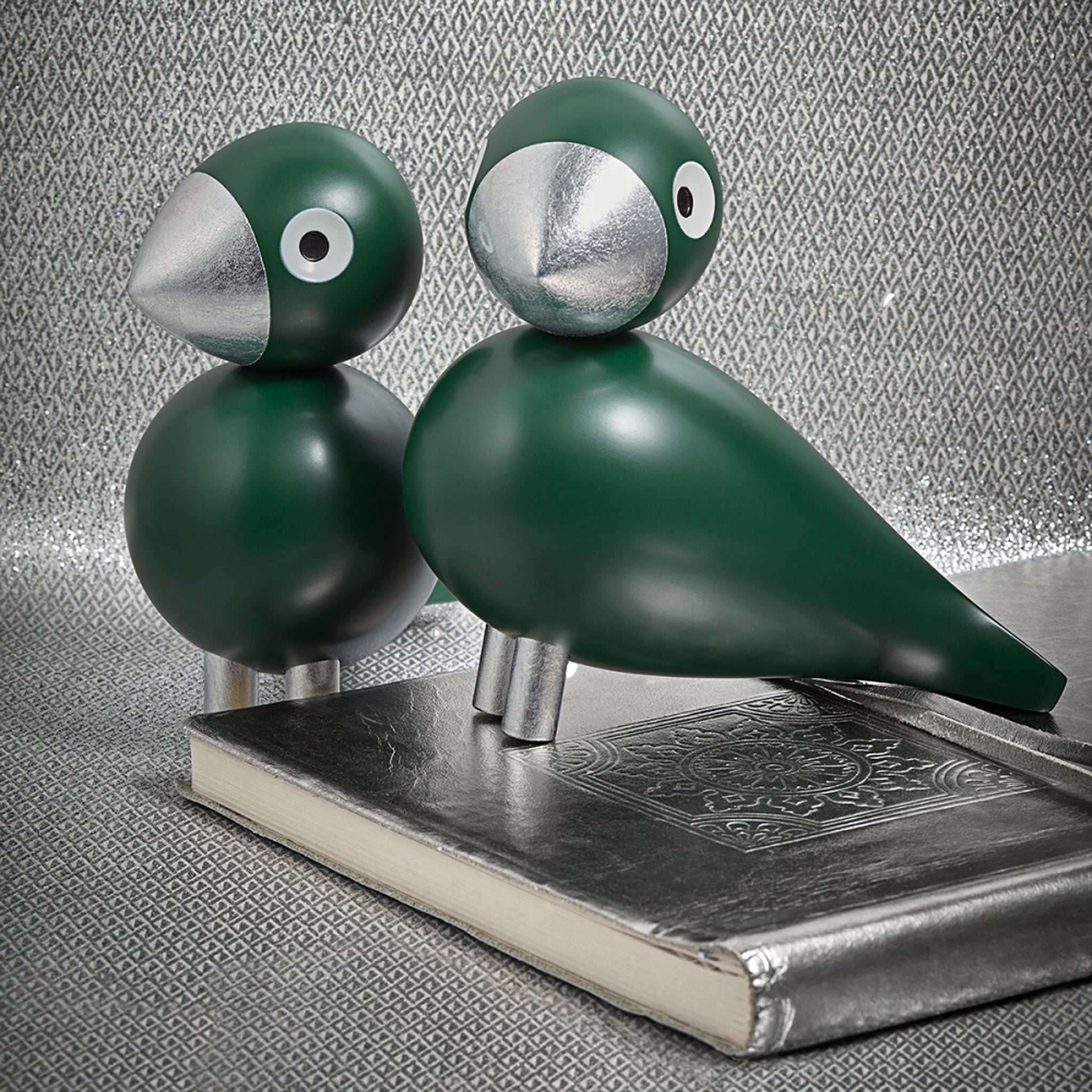 Kay Bojesen Songbird Georg | Danish Design Green Bird Figurine