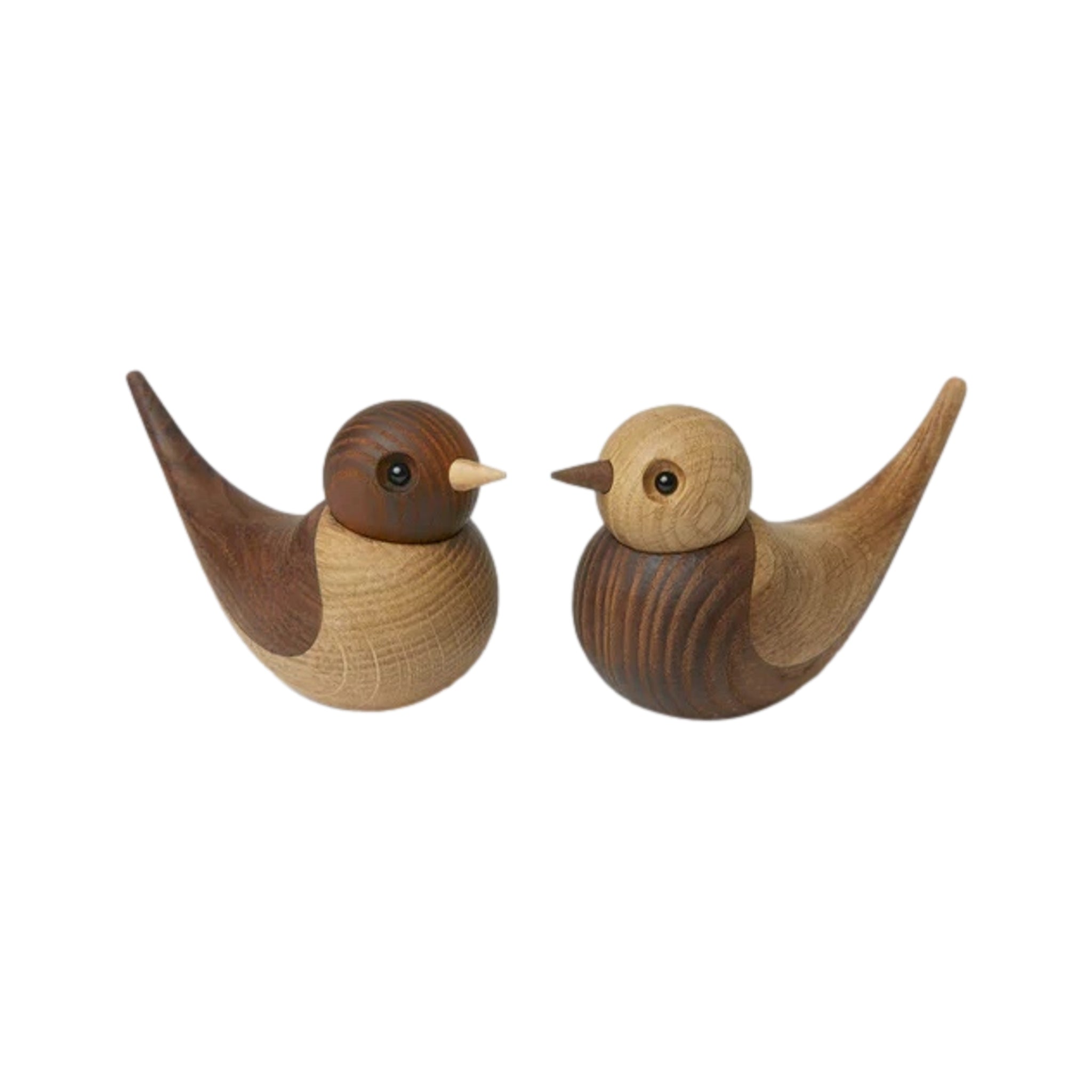 置物  Bird Soulmates Wooden Bird Figurine Set | Spring Copenhagen – Webb's